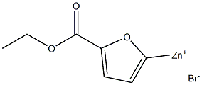 5-乙氧基羰基-2-呋喃基溴化锌 结构式