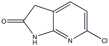 6-氯-7-氮杂吲哚啉-2-酮 结构式