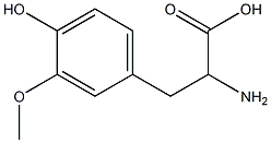 4-甲氧基酪氨酸 结构式