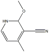 2-methoxy-4-methyl-1,2-dihydropyridine-3-carbonitrile 结构式