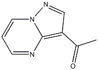 1-(pyrazolo[1,5-a]pyrimidin-3-yl)ethanone 结构式