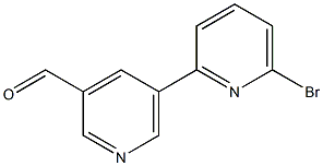 5-(6-bromopyridin-2-yl)pyridine-3-carbaldehyde 结构式
