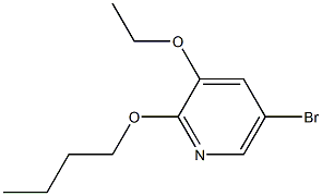 5-broMo-2-butoxy-3-ethoxypyridine 结构式