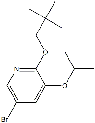 5-broMo-3-isopropoxy-2-(neopentyloxy)pyridine 结构式