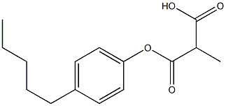 3-(4-aMylphenyl)-2-Methyl-Malonic acid 结构式