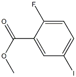 5-碘-2-氟苯甲酸甲酯 结构式
