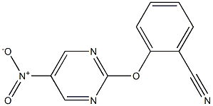2-(5-nitropyriMidin-2-yloxy)benzonitrile 结构式