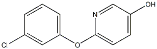 6-(3-chlorophenoxy)pyridin-3-ol 结构式