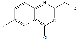 4,6-Dichloro-2-(chloromethyl)quinazoline 结构式