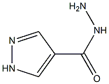 1H-Pyrazole-4-carbohydrazide 结构式