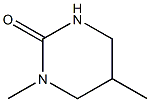 1,5-Dimethyltetrahydropyrimidin-2(1H)-one 结构式