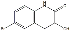 6-broMo-3-hydroxy-3,4-dihydroquinolin-2(1H)-one 结构式