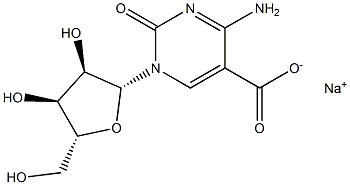 Cytidine-5-carboxylic acid sodium salt 结构式