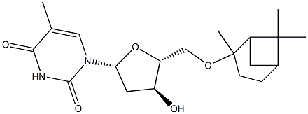 5'-O-Pixylthymidine 结构式
