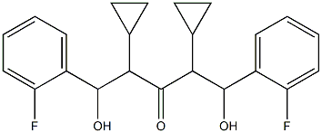 1-环丙基-2-(2-氟苯基)-2-羟基乙酮 结构式