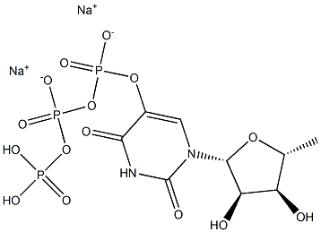 5-尿苷三磷酸二钠盐 结构式