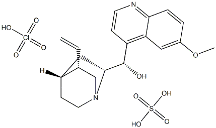 硫酸奎宁—高氯酸溶液标准物质 结构式