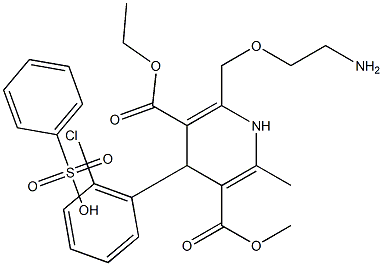 苯磺酸氨氯地平杂质(A-H) 结构式