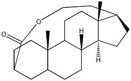 孕烯羧酸内酯 结构式