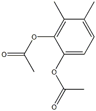 4-甲基邻苯二酚二乙酸甲酯 结构式