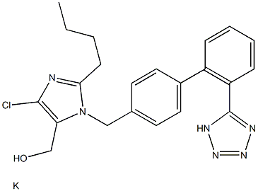 氯沙坦钾杂质A 结构式