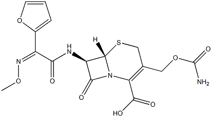 头孢呋辛杂质1 结构式