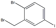 2-溴-5-碘苄溴 结构式