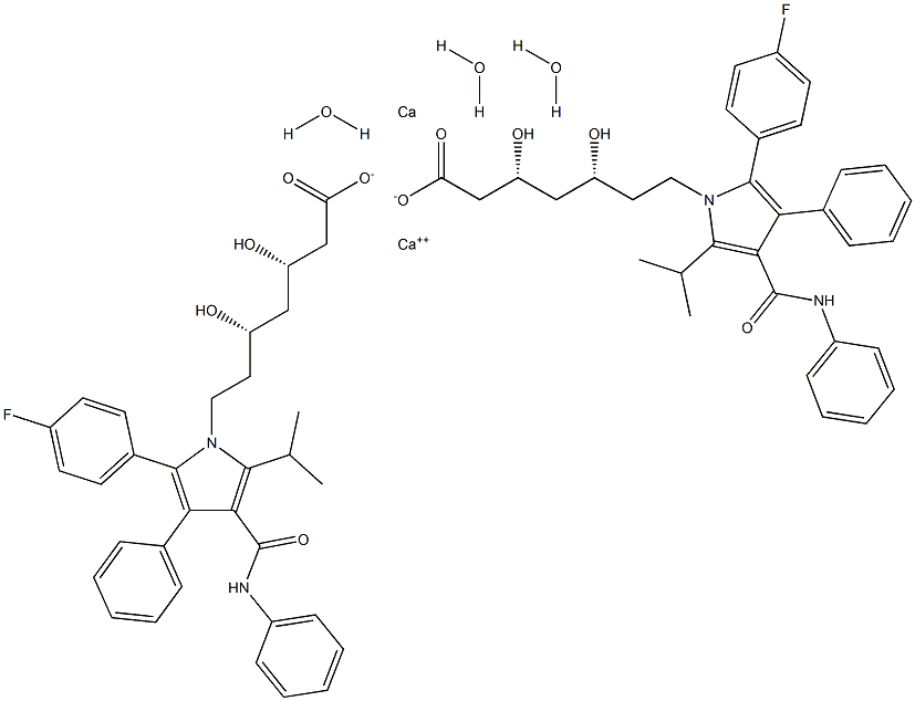 阿托伐他汀钙盐三水化物EP杂质B 结构式