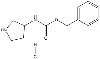 3-CBZ-氨基吡咯烷盐酸盐 结构式