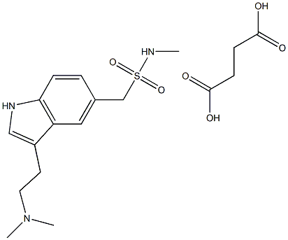 琥珀酸舒马普坦 标准品 结构式