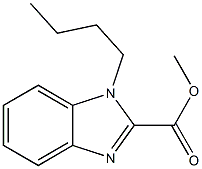 methyl 1-butyl-1H-benzo[d]imidazole-2-carboxylate 结构式