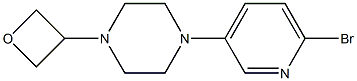 1-(6-bromopyridin-3-yl)-4-(oxetan-3-yl)piperazine 结构式