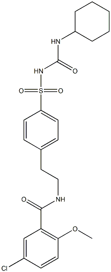 格列本脲杂质 5 结构式