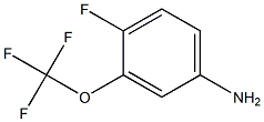 3-三氟甲氧基-4-氟苯胺 结构式