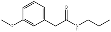 2-(3-Methoxyphenyl)-N-propylacetamide 结构式