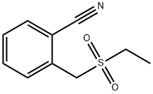 2-[(Ethanesulfonyl)methyl]benzonitrile 结构式