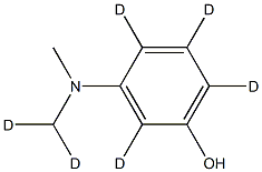 3-(Dimethylamlno)phenol-d6 结构式