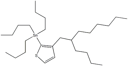 Tributyl-[3-(2-butyl-octyl)-thiophen-2-yl]-stannane 结构式