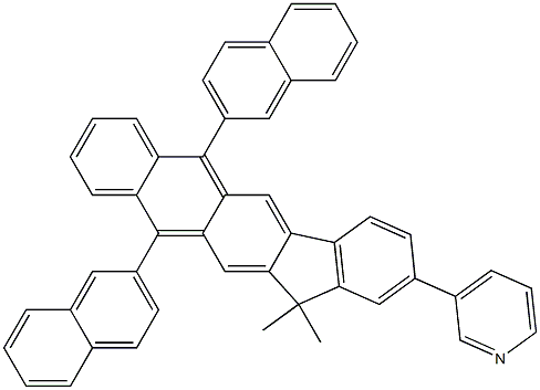 3-(13,13-dimethyl-6,11-di(naphthalen-2-yl)-13H-indeno[1,2-b]anthracen-2-yl)pyridine