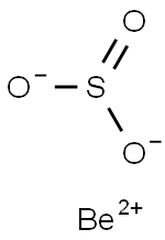 Beryllium Sulfite 结构式