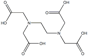 EDTA溶液(2%,PH7.0,无菌) 结构式