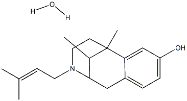 (+)-Pentazocine Hydrate 结构式