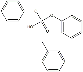 磷酸甲苯二苯酯 结构式