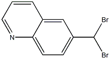 6-(二溴甲基)喹啉 结构式