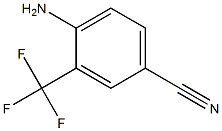 5-氰基-2-氨基三氟甲苯 结构式