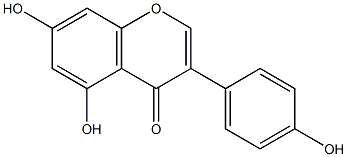 5,7,4'- 三羟基异黄酮 结构式