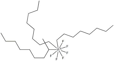 Methyltrioctylammonium Hexafluorophosphate 结构式