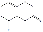 5-氟-3-二氢色原酮 结构式