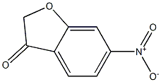 6-硝基-3-苯并呋喃酮 结构式