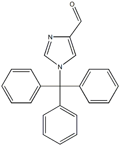 1-TRITYL-IMDAZOLE-4-CARBOXADEHYDE 结构式